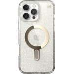 Speck Iphone 16 Pro Max Case (150730-9221) Presidio Lux + Clicklock (CLEAR/Gold GLITTER)