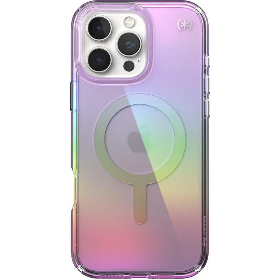 Speck Iphone 16 Pro Max Case (150775-3237) Presidio Lux + Magsafe (Amazing PURPLE/CLEAR)