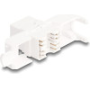 DeLock Keystone Module RJ45 �� LSA, Cat.6A UTP, �����, 4��� - (86051)