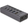 DeLock Usb Hub �� ���������, 5x �����, 5Gbps, USB/USB-C �������, ���� - (64248)