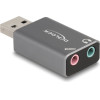 DeLock ��������� ����� ���� 2x 3.5mm, Usb �������, ���� - (66633)