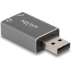 DeLock ��������� ����� ���� 2x 3.5mm, Usb �������, ���� - (66633)