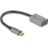 DeLock ��������� ����� ���� 2x 3.5mm, USB-C �������, ���� - (67071)