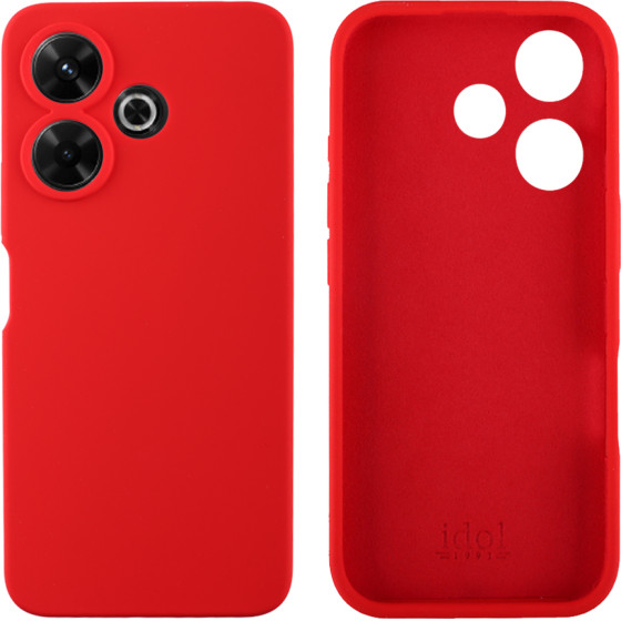 Idol 1991 ���� Xiaomi Redmi 13/ Poco M6 4G 6,79'' Velvet Elite Tpu 4 Side Full Camera Protection RED