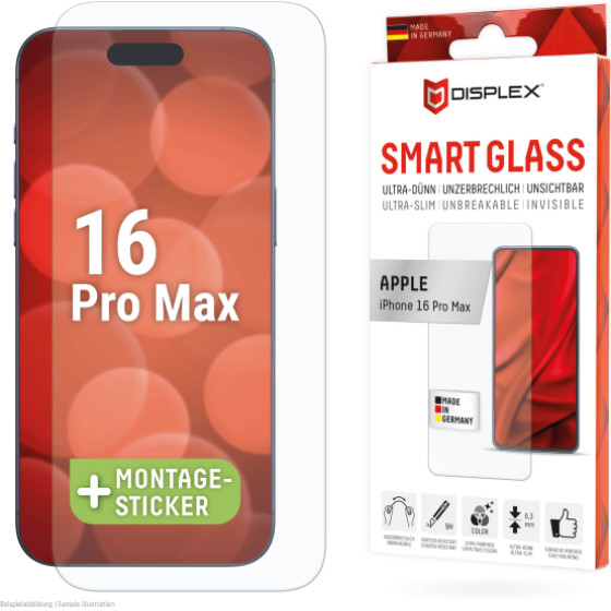 Displex Smart Glass 2D EASY-On Iphone 16 Pro Max - (02021)