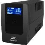 Well Ups 850VA Line Interactive w/Display & Avr UPS-LINT-PALADIN850-WL