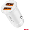 AMiO ��������� �������� 12/24V �� 2 ����� 2xUsb 10.5W 5V/2.1A ������ - 1 ���. - (03872)