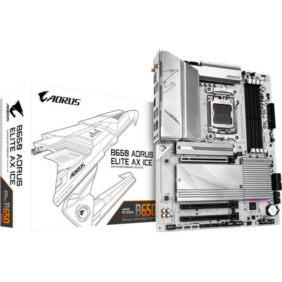 Gigabyte Motherboard AM5 Atx - (B650 A Elite Ax ICE)