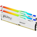 Kingston Memory Fury Beast White Rgb DDR5, 6000MT/s, 64GB Kit Of 2, Expo - (KF560C30BWAK2-64)