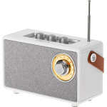 Camry Bluetooth Speaker With Fm Radio White - (CR1902W)