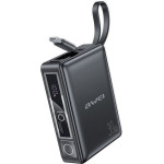 Awei Powerbank - P87K - 10.000mAh - 30W - Black - (008624)