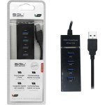 ���������� Usb Hub �� 4 ����� - 304P - 30cm - OEM - (095929)