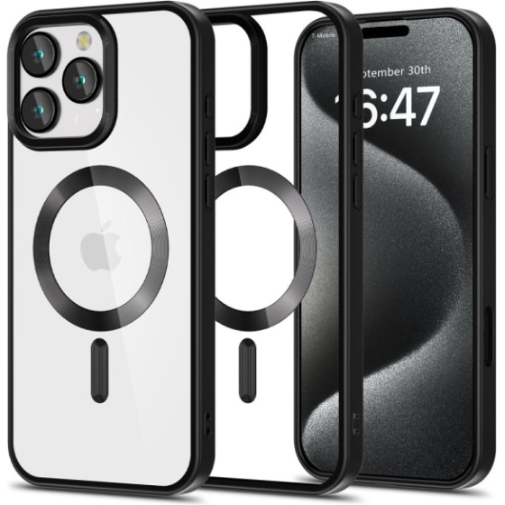 Tech-Protect Magflex Case Iphone 16 Pro Max Satin Black Backcover - (TPMFIP16PMSAB)