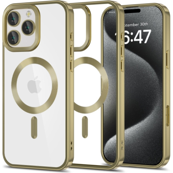Tech-Protect Magflex Case Iphone 16 Pro Max Satin Gold Backcover - (TPMFIP16PMSAG)