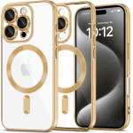 Tech-Protect Magflex Case Iphone 16 Pro Max Shiny Gold Backcover - (TPMFIP16PMSG)