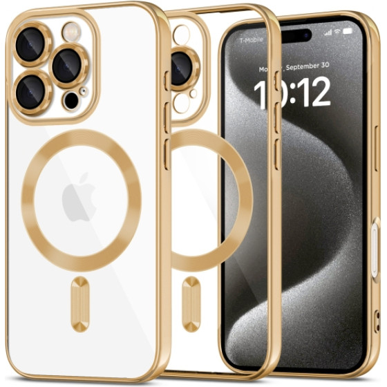 Tech-Protect Magflex Case Iphone 16 Pro Max Shiny Gold Backcover - (TPMFIP16PMSG)