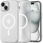 Tech-Protect Magslim Case Iphone 15 Matte White Backcover - (TPMSIP15MW)