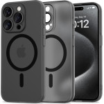 Tech-Protect Magslim Case Iphone 15 Pro Matte Black Backcover - (TPMSIP15PMB)