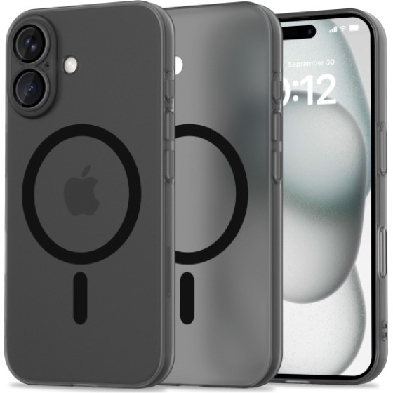Tech-Protect Magslim Case Iphone 16 Matte Black Backcover - (TPMSIP16MB)