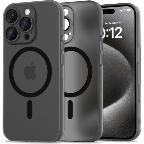 Tech-Protect Magslim Case Iphone 16 Pro Matte Black Backcover - (TPMSIP16PMB)