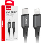 AMiO ������� �������� ��� ��������� ��������� Usb Type C �� Apple Lighting 100CM 20W ����� ���� - 1 ���. - (03904)