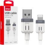 AMiO ������� �������� ��� ��������� ��������� ��� Usb Type A �� Apple Lighting 100CM 3A ���� - 1 ���. - (03907)