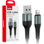 AMiO ������� �������� ��� ��������� ��������� ��� Usb Type A �� Apple Lighting 100CM 3A ����� ���� - 1 ���. - (03913)