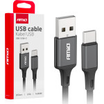 AMiO ������� �������� ��� ��������� ��������� ��� Usb Type A �� Usb Type C 200CM 2A ����� ���� - 1 ���. - (03900)