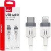AMiO ������� �������� ��� ��������� ��������� ��� Usb Type C �� Apple Lighting 100CM 20W ����� ���� - 1 ���. - (03910)
