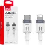 AMiO ������� �������� ��� ��������� ��������� ��� Usb Type C �� Apple Lighting 100CM 20W ����� ���� - 1 ���. - (03910)