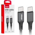 AMiO ������� �������� ��� ��������� ��������� ��� Usb Type C �� Usb Type C 200CM 60W ����� ���� - 1 ���. - (03903)