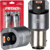 AMiO �������� P21/5W BAY15d 12/24V 6.000K 2xSmd Led Full CAN-Bus ������� Pro Series - 2 ���. - (03596)