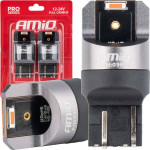 AMiO �������� W21/5W 7443 12/24V 6.000K 2xSmd Led Full CAN-Bus ������� Pro Series - 2 ���. - (03602)