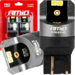 AMiO �������� W21/5W 7443 12/24V 6.000K 4xSmd Led CAN-Bus ����� Pro Series - 2 ���. - (03591)