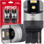 AMiO �������� WY21W 7440 12/24V 6.000K 2xSmd Led Full CAN-Bus ��������� Pro Series - 2 ���. - (03600)