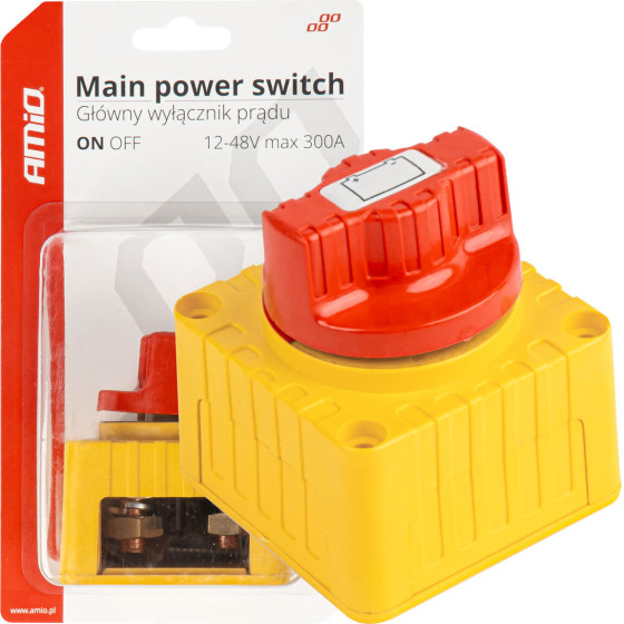 AMiO ��������� POWER-Off ��������� �� ���� 12-48V 300A �����/����� - 1 ���. - (03839)