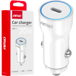 AMiO ��������� �������� 12/24V �� 1 ���� USB-C 20W 5V/3AQc ������� �������� ������ - 1 ���. - (03880)