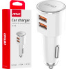 AMiO ��������� �������� 12/24V �� 2 ����� 2xUsb 17.5W 5V/3.4A ������ ���� - 1 ���. - (03888)