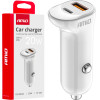 AMiO ��������� �������� 12/24V �� 2 ����� USB-C+Usb 20W 5V/3AQc ������� �������� ������ - 1 ���. - (03875)