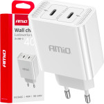 AMiO ��������� ������y ������� ����� 2����� 2xUSB-C 40W 5V/3AQc ������ ���� - 1 ���. - (03892)