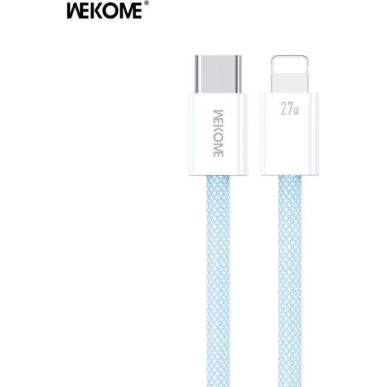 WK Charging Cable 27W Pd TYPE-C/i6 Blue 1m WDC-21 - (WDC-21 Blue)