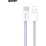 WK Charging Cable 27W Pd TYPE-C/i6 Purple 1m WDC-21 - (WDC-21 Purple)