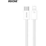 WK Charging Cable 27W Pd TYPE-C/i6 White 1m WDC-21 - (WDC-21 White)