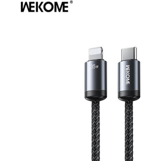 WK Charging Cable 35W Pd TYPE-C/i6 Black 1m 3A - (WDC-33)