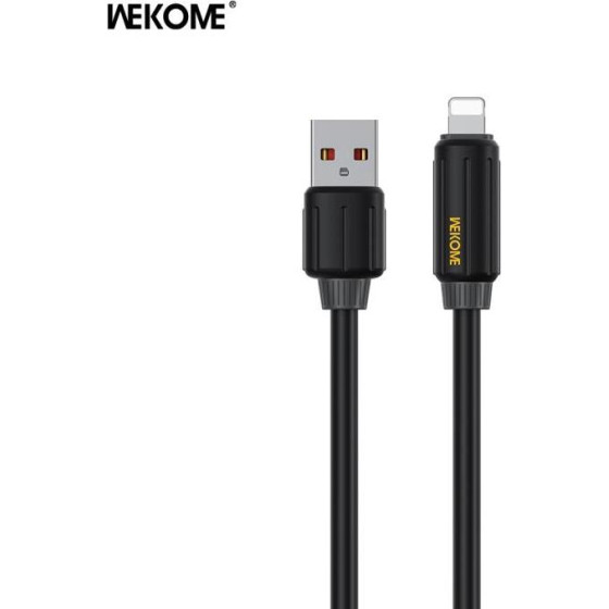 WK Charging Cable i6 Black 1m WDC-27i 3A - (WDC-27i Black)