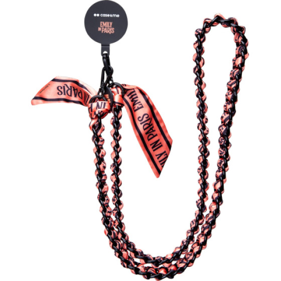 SBS Emily In Paris Universal Neck Strap Foulard For Phones 60cm Writing - (CMEMIPNCHAINF3)