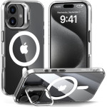 Tech-Protect Magstand Case Iphone 16 Clear Backcover - (TPMSIP16)