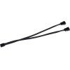 Powertech ������� 4-Pin Pwm �� 2x 4-Pin Pwm 0.15m, ����� - (CAB-W048)