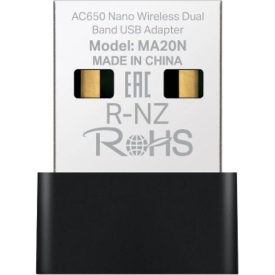 Mercusys AC650 Nano Wi-Fi Usb Adapter - (MA20N)