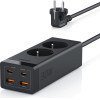 Tessan 6 In 1 Power Strip 2xSchuko 2xUsb 2xTYPE-C 30W With Cable 2M Black - (TS-FS01DE00)